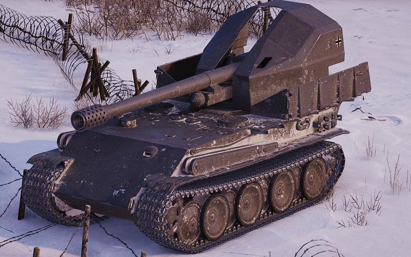 坦克世界德系火炮每级的车是什么？(黑豹自行火炮装备)