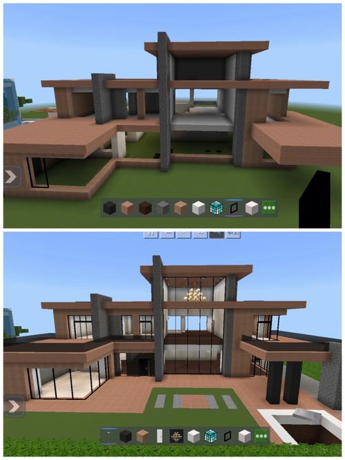 我的世界怎么造别墅？我的世界木别墅设计图